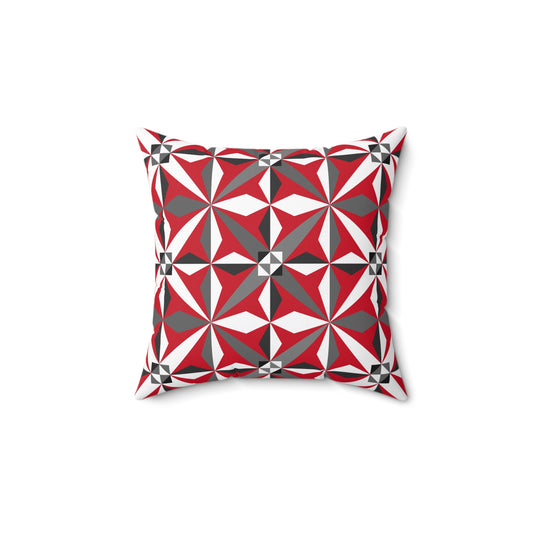 Morning Star in Red Square Pillow
