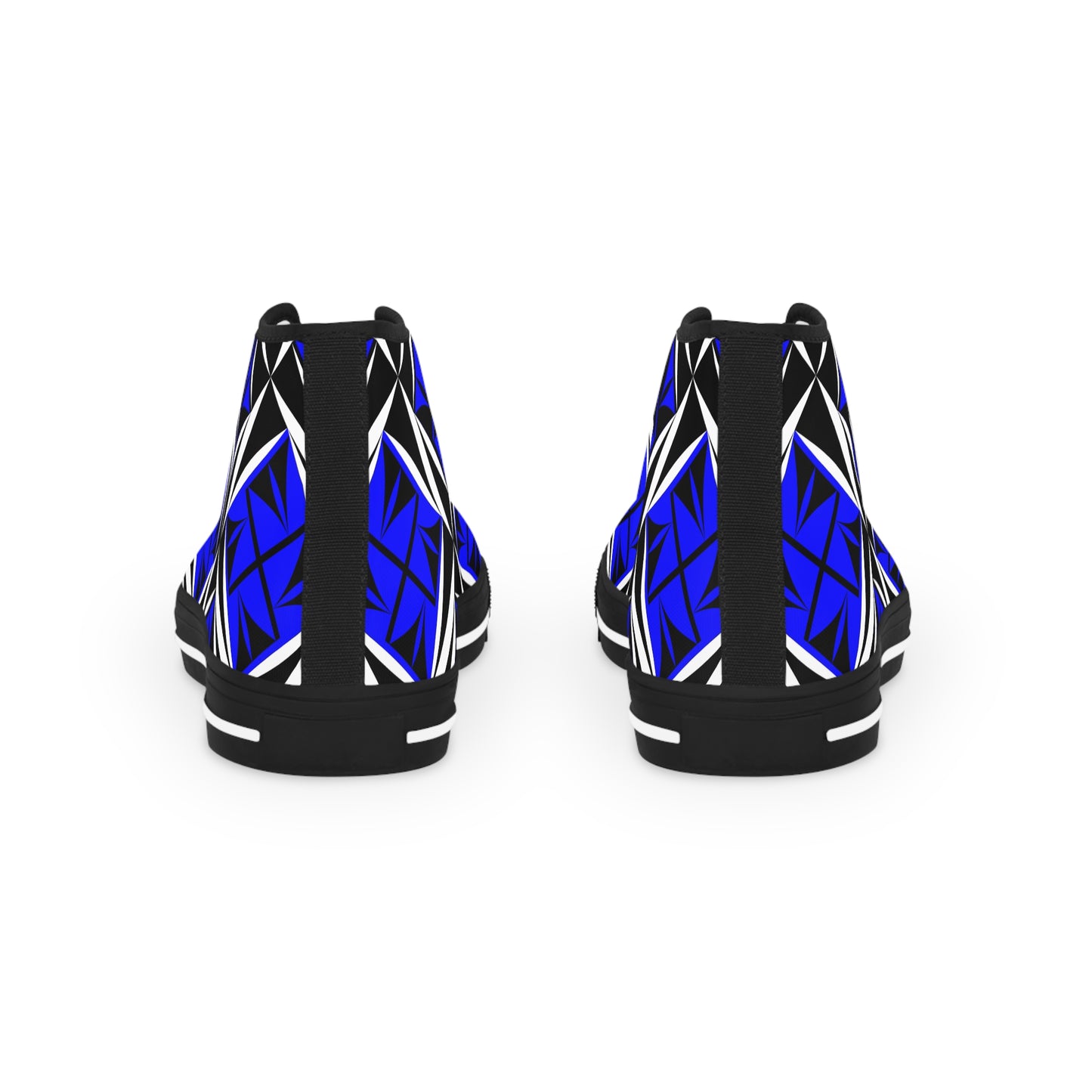 Sacred Winds in Blue High Top Sneakers
