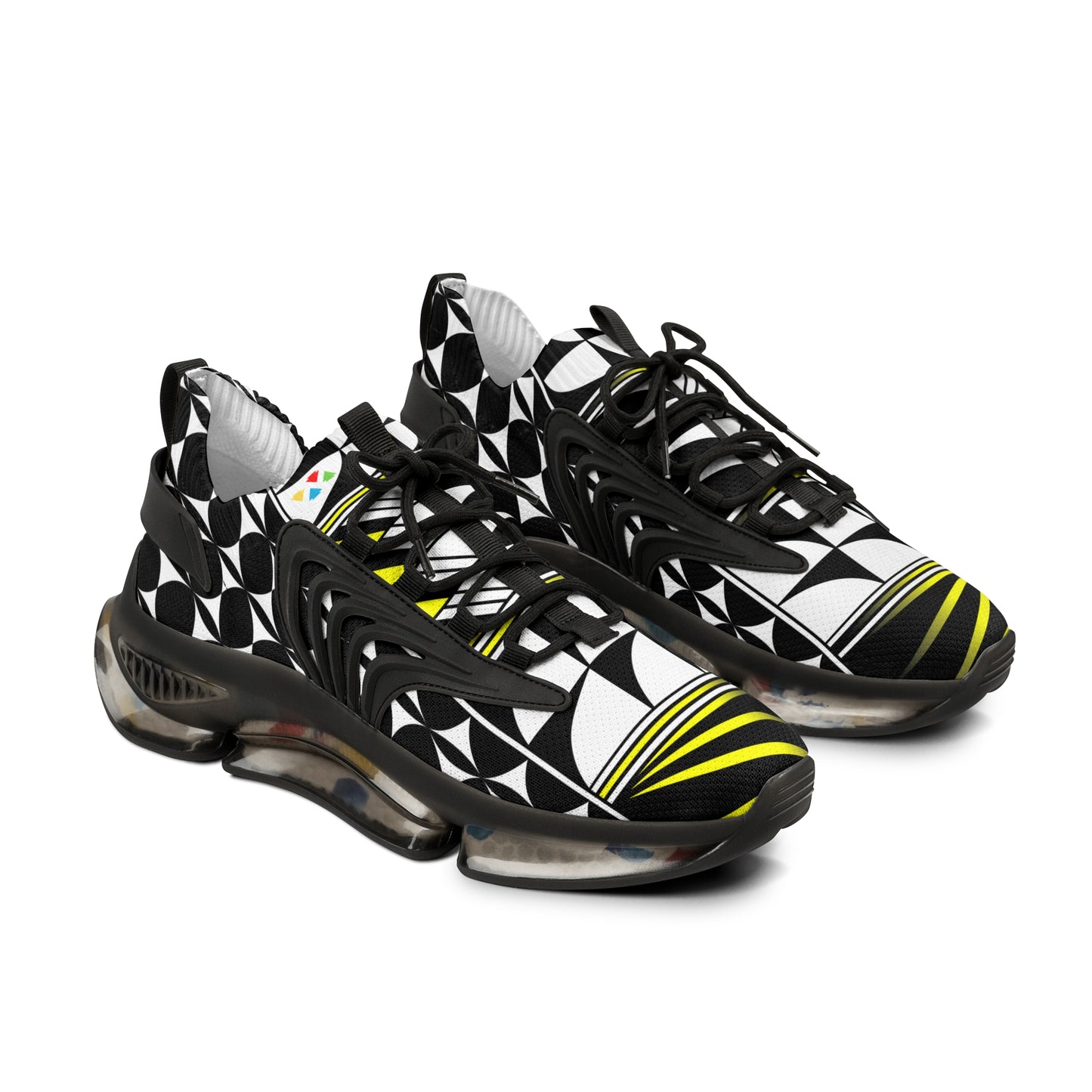 Feather Blessing in Gray Men's Mesh Sneakers
