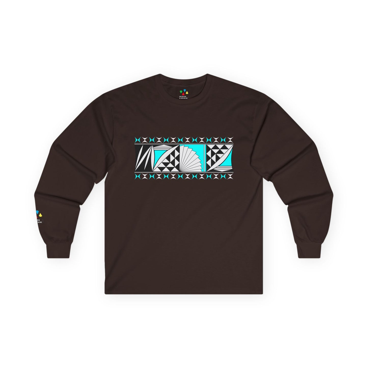 Southwest Sunrise in Turquoise Unisex Long Sleeve Tee