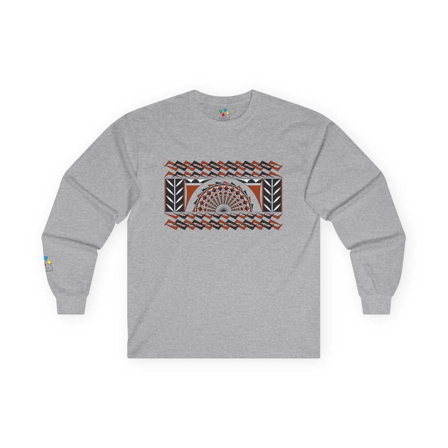 Southwest Sunset in Rust Unisex Long Sleeve Tee