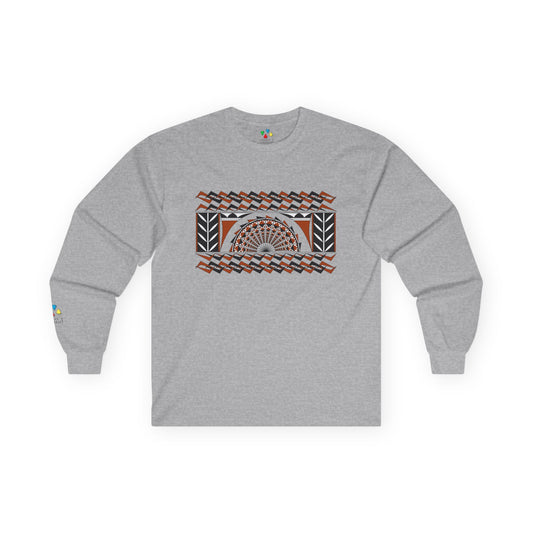 Southwest Sunset in Rust Unisex Long Sleeve Tee