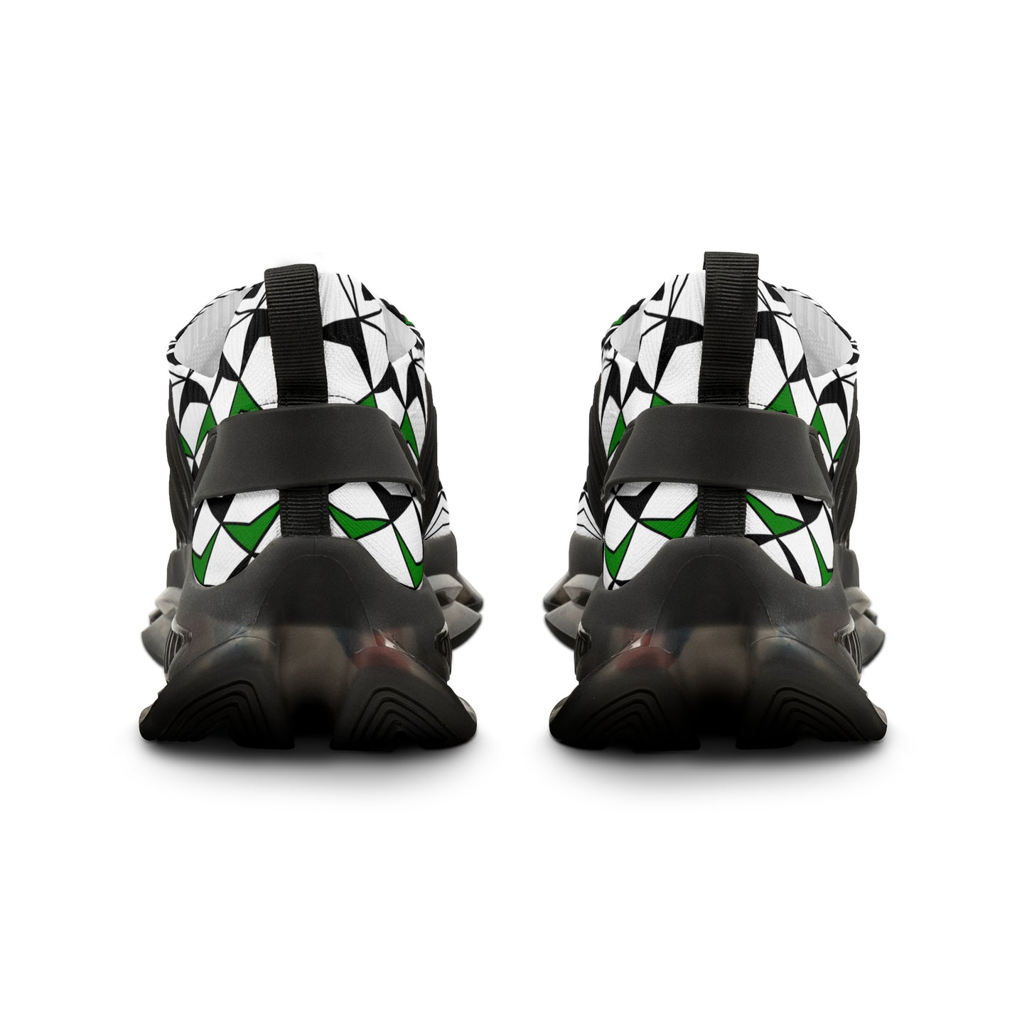 Sun and Rain in Green Men's Mesh Sneakers