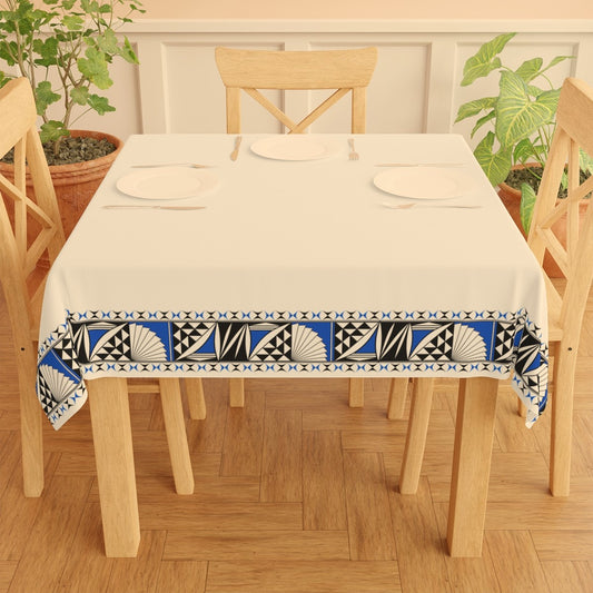 Southwest Sunrise in Blue Tablecloth