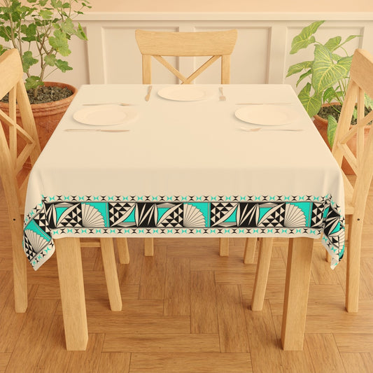 Southwest Sunrise in Turquoise Tablecloth