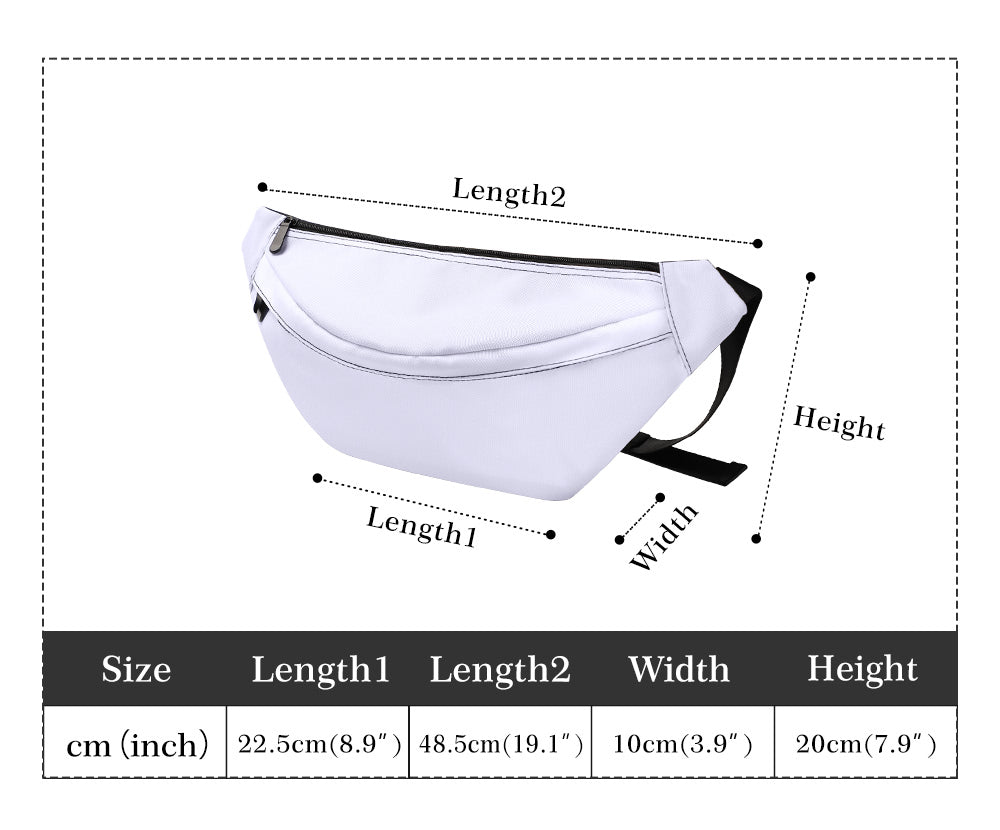 Desert Flowers in Gray Fanny Pack