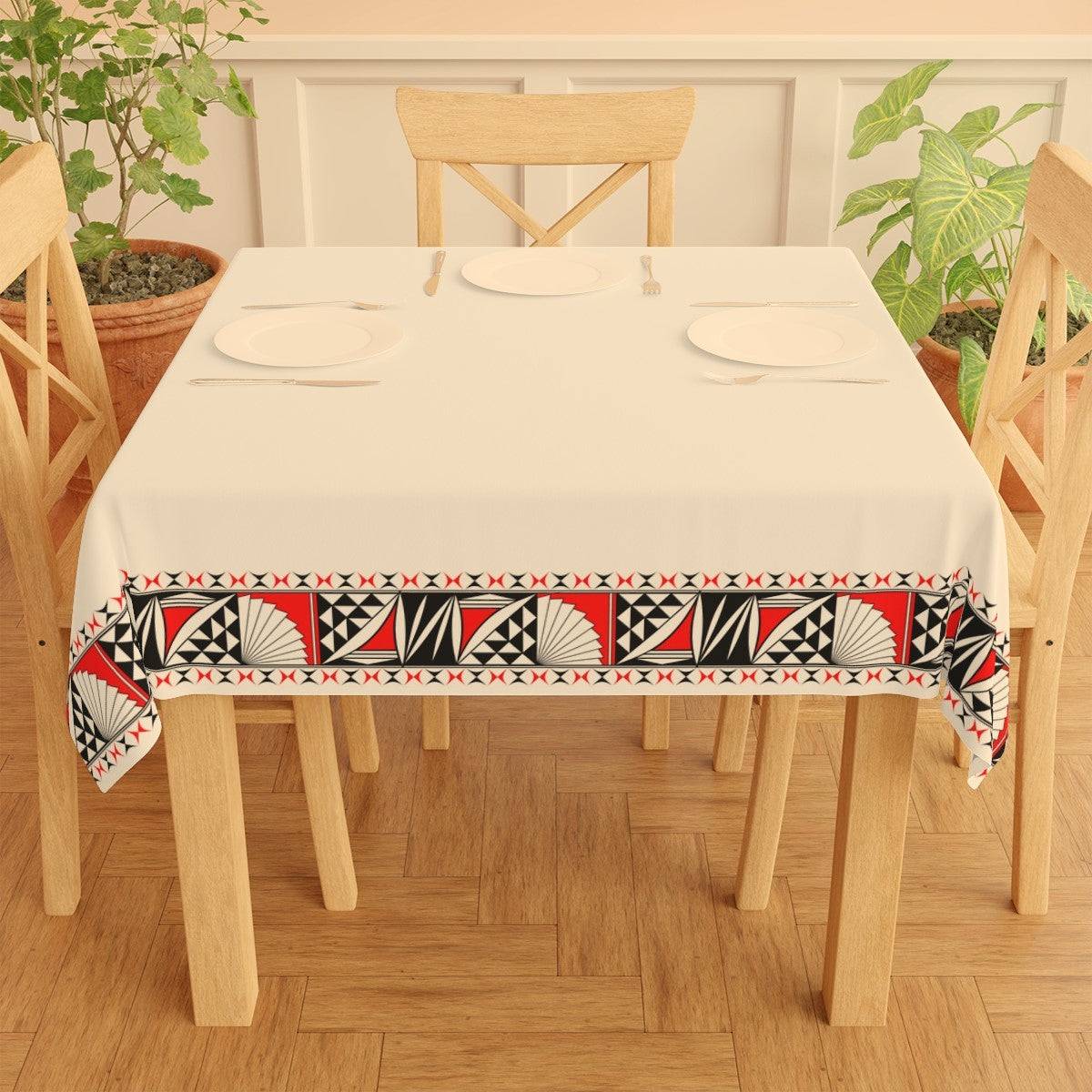 Southwest Sunrise in Red Tablecloth