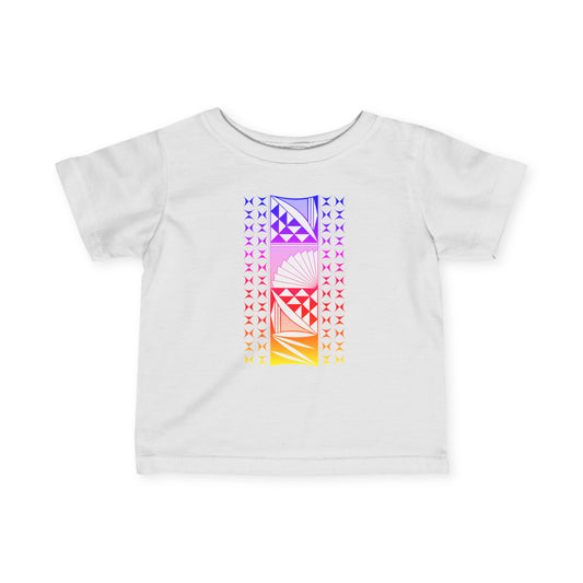Rainbow Sunrise Infant Fine Jersey Tee