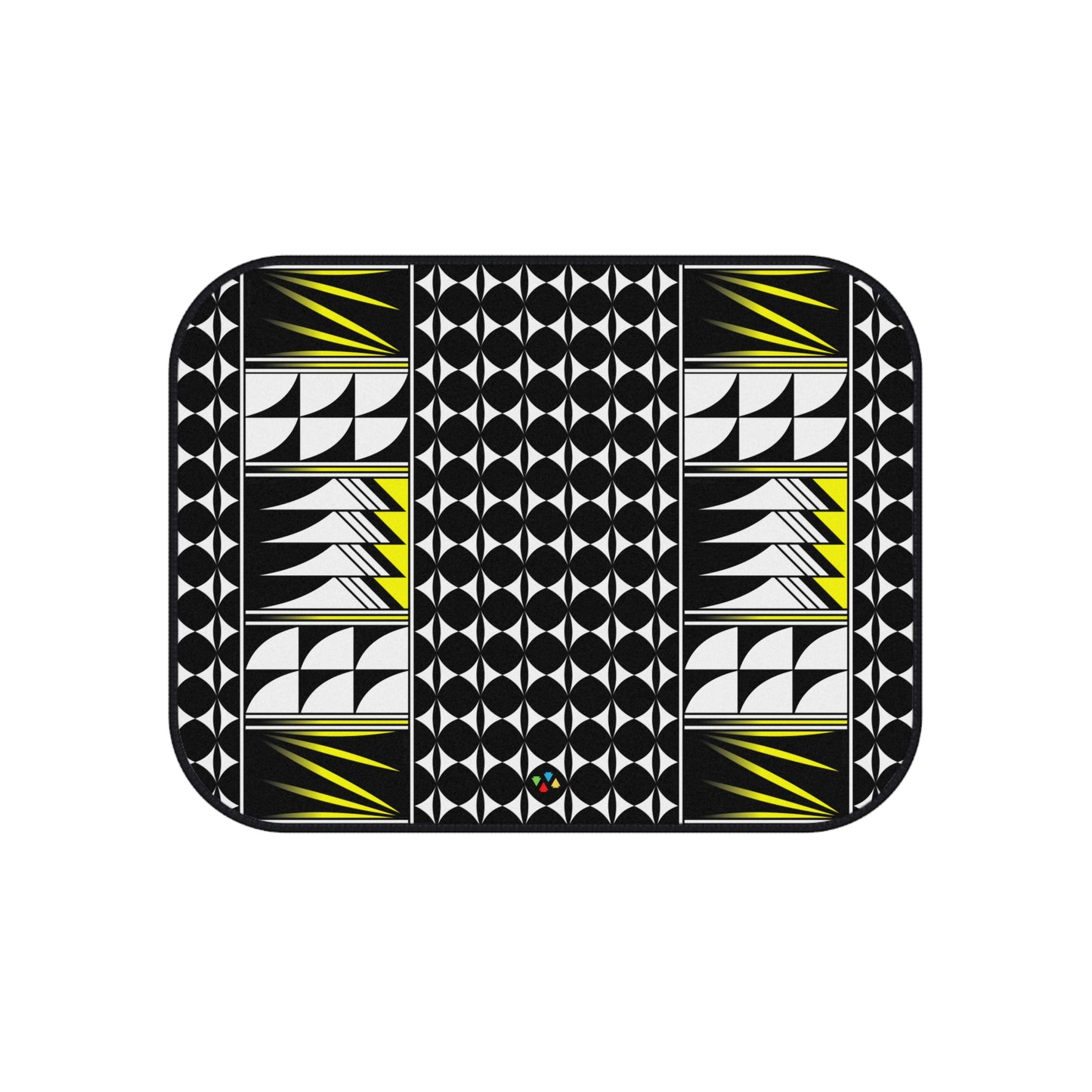 Yellow Native Feather Blessings Car Mats (Set of 4)