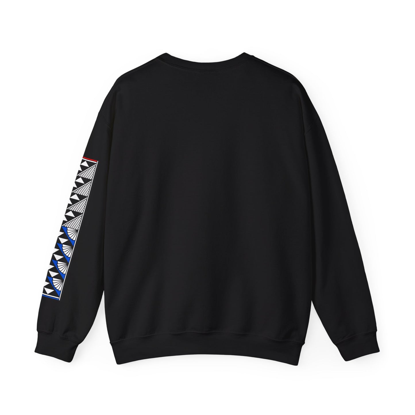 Sun and Rain in Red/White/Blue Unisex Sweatshirt