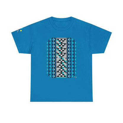 Sun and Rain in Turquoise Gildan Unisex Tee