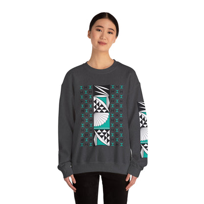 Southwest Sunrise in Aqua Unisex Sweatshirt