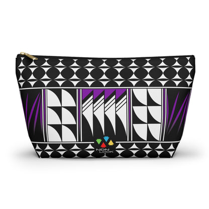 Blessed Feathers in Purple Pouch w T-bottom