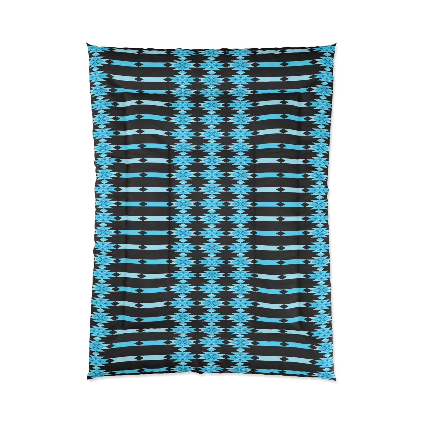 Southwest Desert Diamonds in Turquoise Comforter