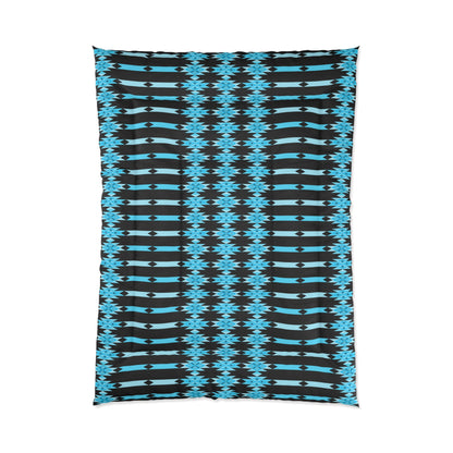 Southwest Desert Diamonds in Turquoise Comforter