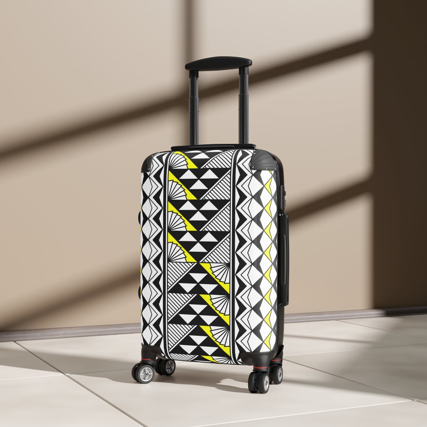 Southwest Rain and Sun in Yellow Suitcases