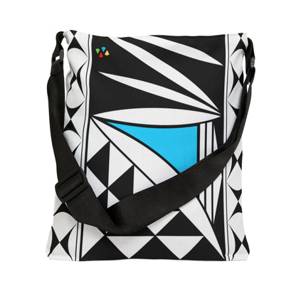 Turquoise Southwest Sunrise Adjustable Tote Bag