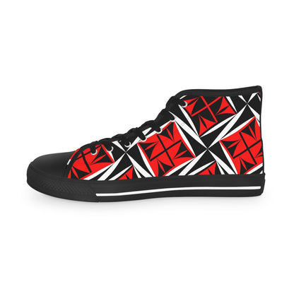 Sacred Winds in Red High Top Sneakers
