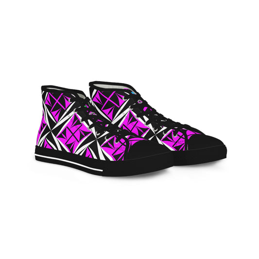 Sacred Winds in Pink High Top Sneakers