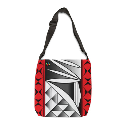 Red Chrome Southwest Sunrise Adjustable Tote Bag