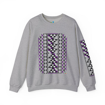 Sun and Rain in Purple Unisex Sweatshirt