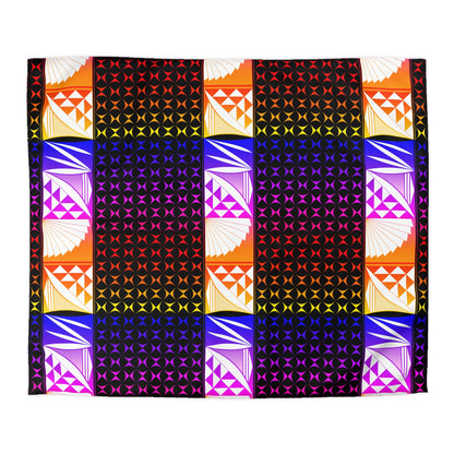 Rainbow Sunrise Microfiber Duvet Cover