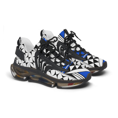 Southwest Sunrise in Blue Women's Mesh Sneakers