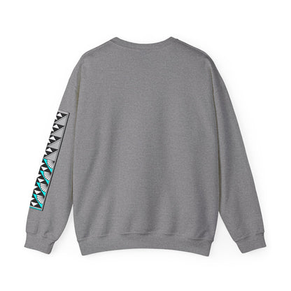 Sun and Rain in Turquoise Unisex Sweatshirt