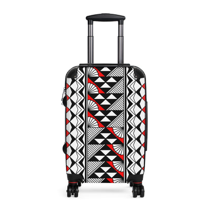 Southwest Rain and Sun in Red Suitcases