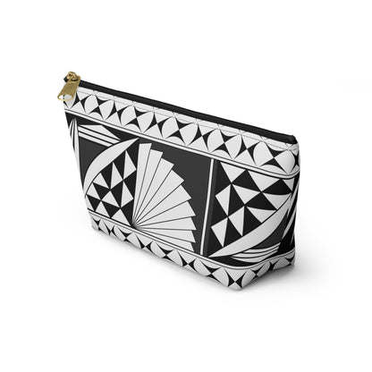 Southwest Sunrise in Charcoal Pouch w T-bottom