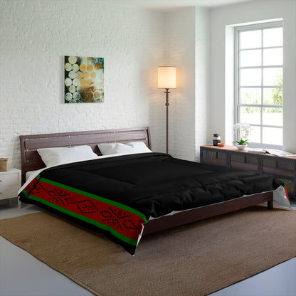 Southwest Belt of Life in Black Comforter