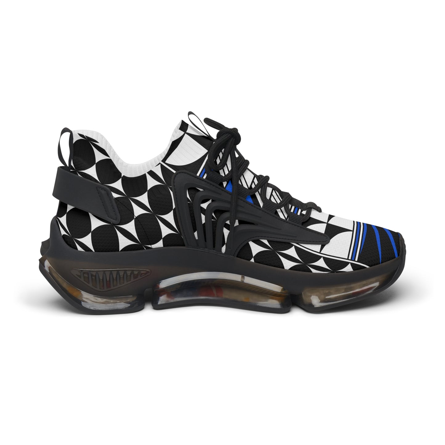 Feather Blessing in Blue Women's Mesh Sneakers