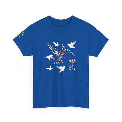 Hummingbird Blessing in Rust Gildan Unisex Tee
