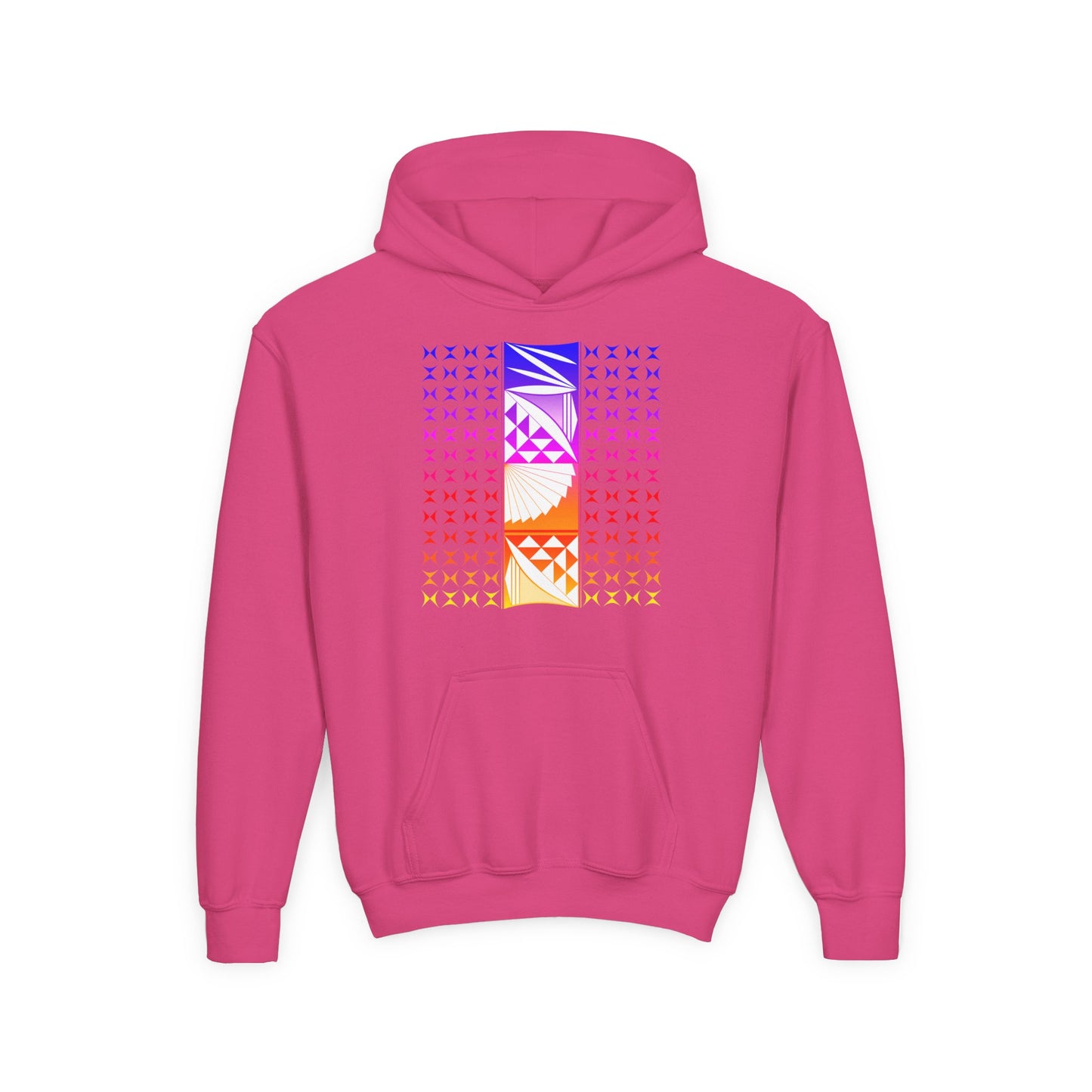 Rainbow Sunrise Youth Heavy Blend Hooded Sweatshirt