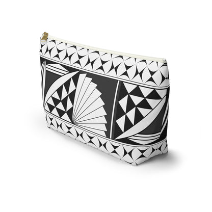 Southwest Sunrise in Charcoal Pouch w T-bottom