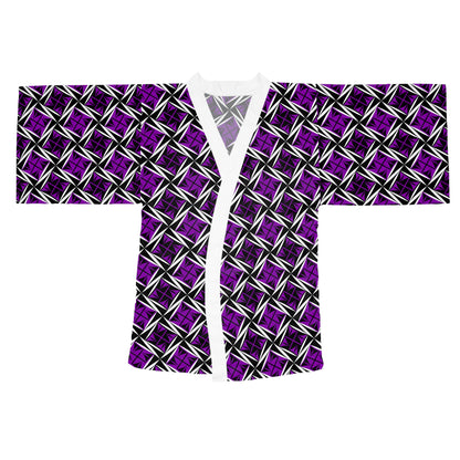Sacred Winds in Purple Kimono Robe – Where Comfort Meets Native Grace