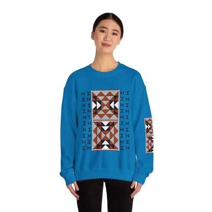 Sacred Mountains in Rust Unisex Sweatshirt