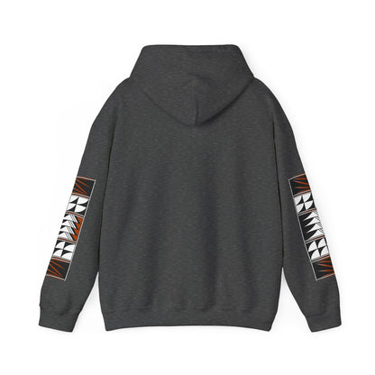 Blessed Feathers in Rust Unisex Hoodie