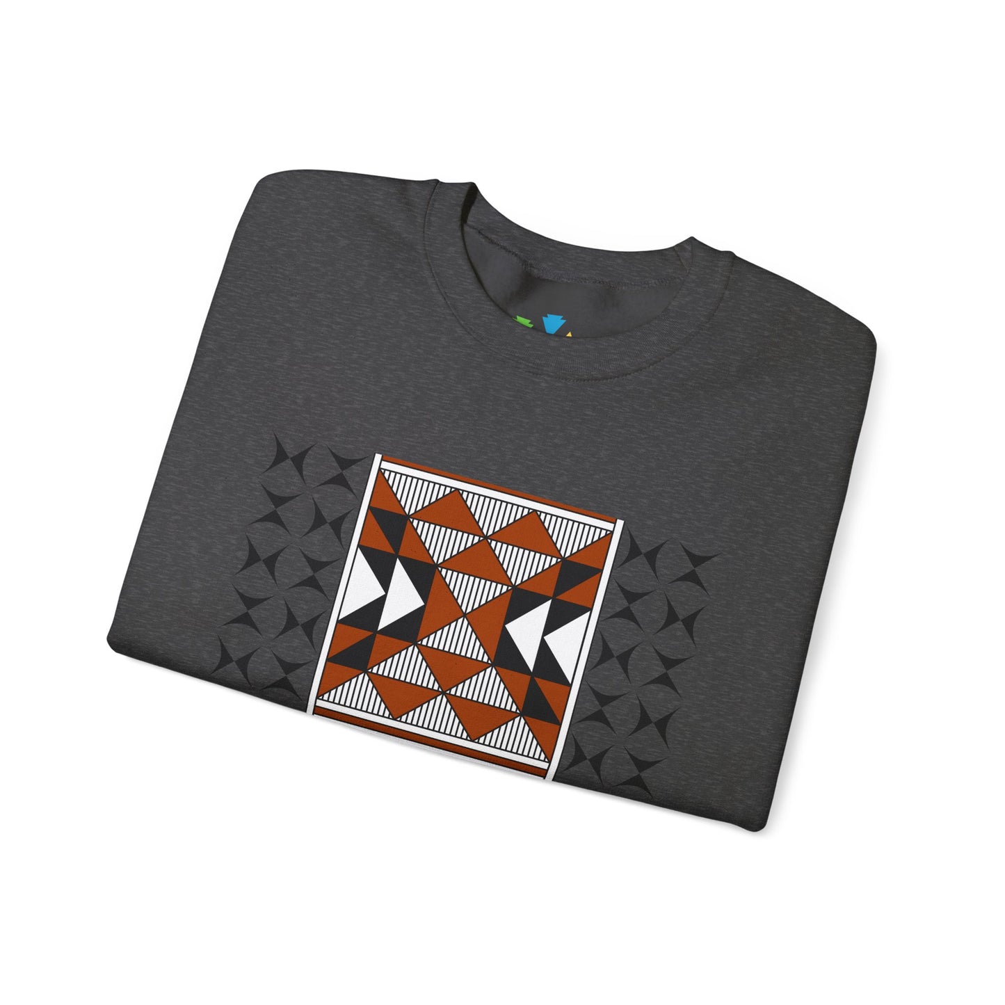 Sacred Mountains in Rust Unisex Sweatshirt