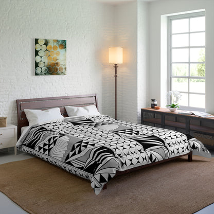 Southwest Sunrise in Gray Comforter