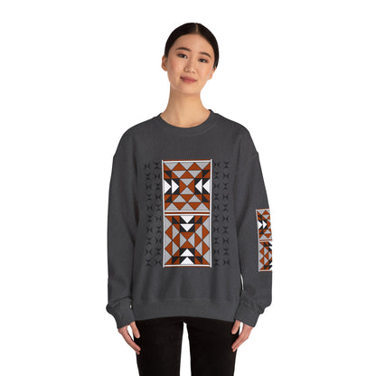 Sacred Mountains in Rust Unisex Sweatshirt
