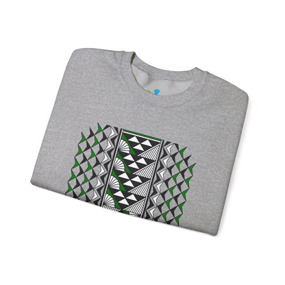 Sun and Rain in Green Unisex Sweatshirt