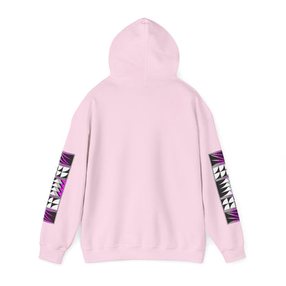 Blessed Feathers in Pink Unisex Hoodie