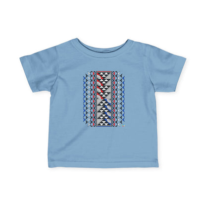 Red, White, and Blue Sun and Rain Infant Fine Jersey Tee