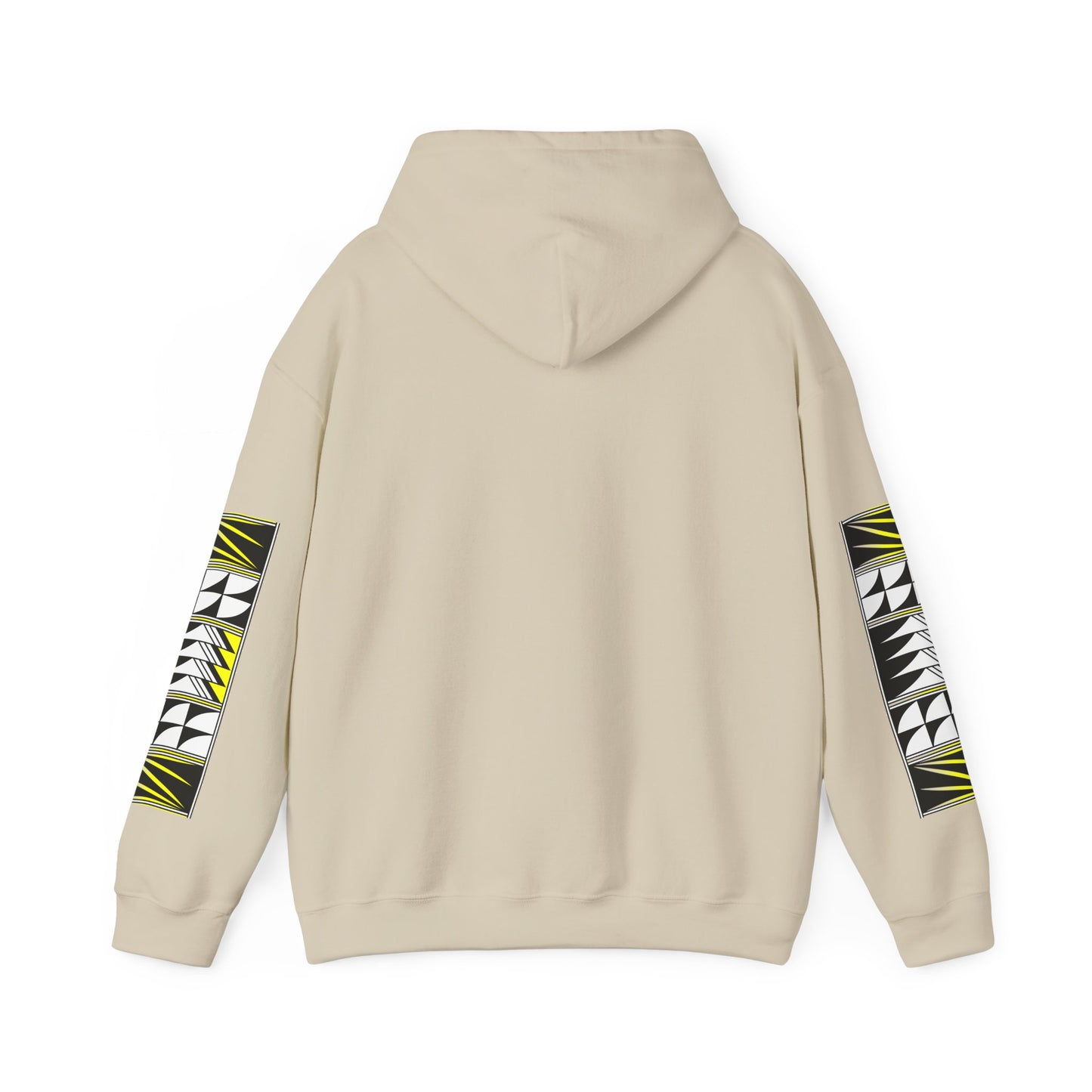 Blessed Feathers in Yellow Unisex Hoodie