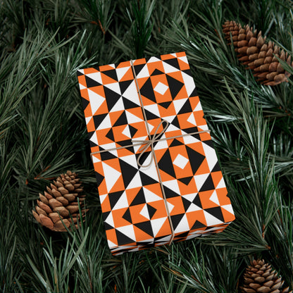Orange Sacred Mountains Gift Wrap Papers