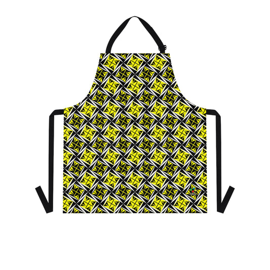 Sacred Winds in Yellow Two Pocket Apron