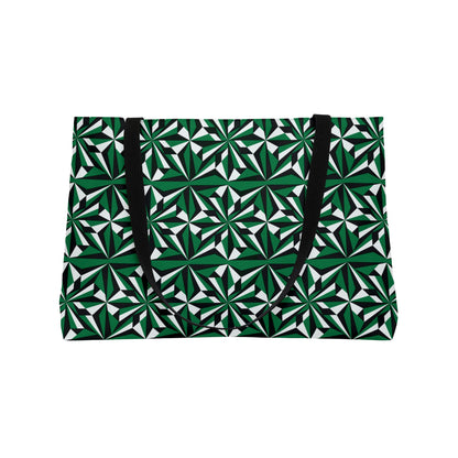 Green Morning Star Weekender Tote Bag