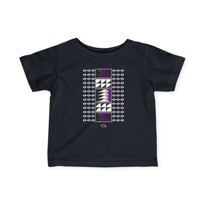 Purple Feather Blessings Infant Fine Jersey Tee
