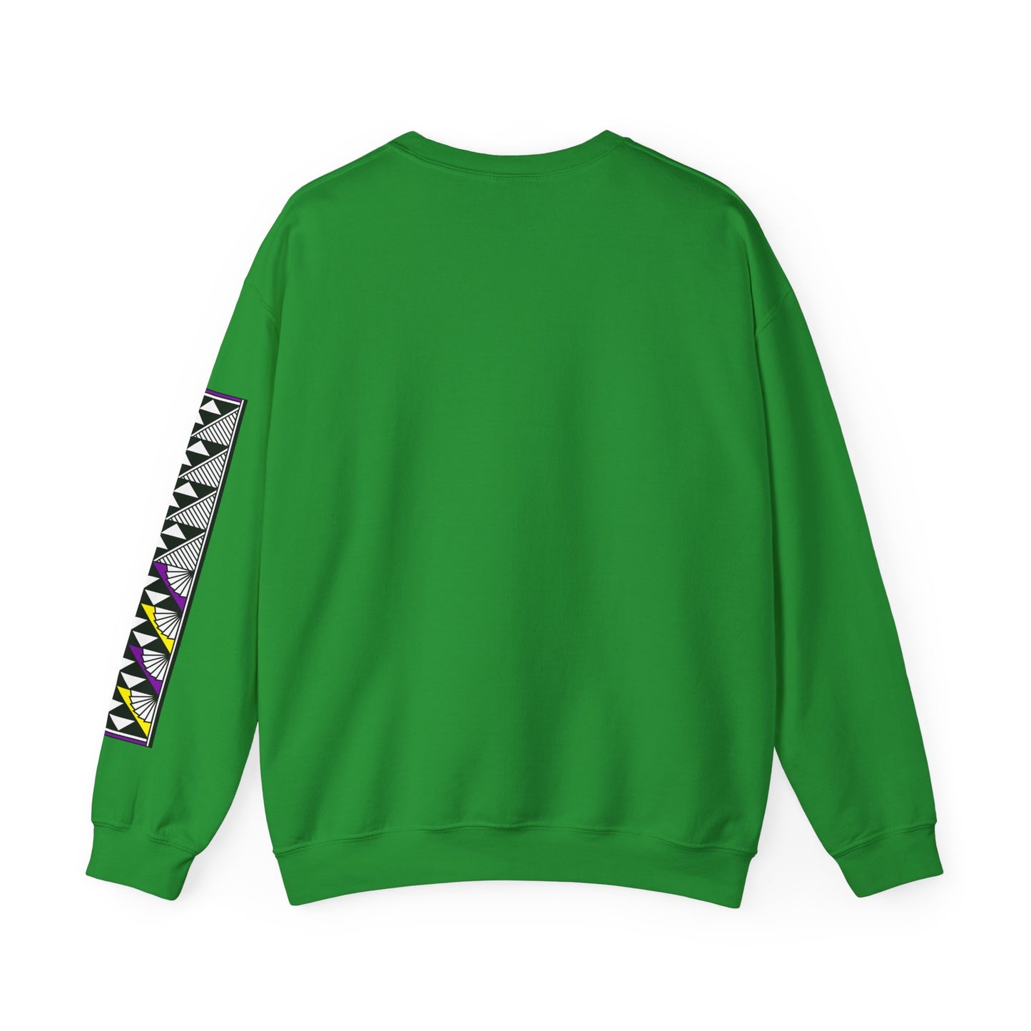 Sun and Rain in Purple/Yellow Unisex Sweatshirt